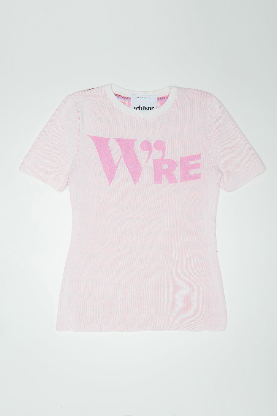 DAVANTI MAGLIA W"RE FREE CREMA E HOT PINK