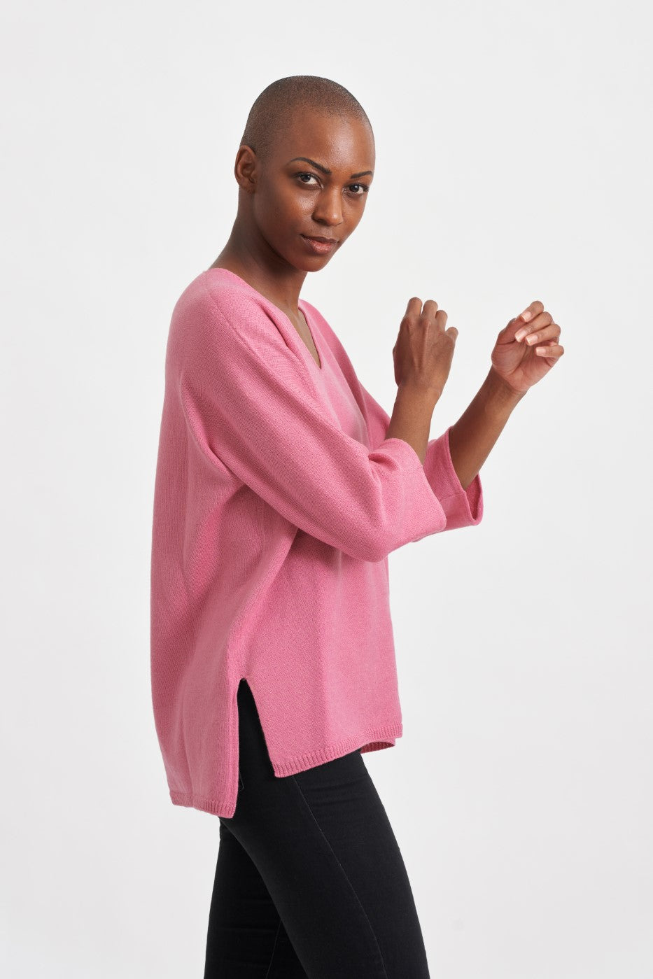 Maglia kimono in pura lana merino NOT BOSSY JUST BOLD