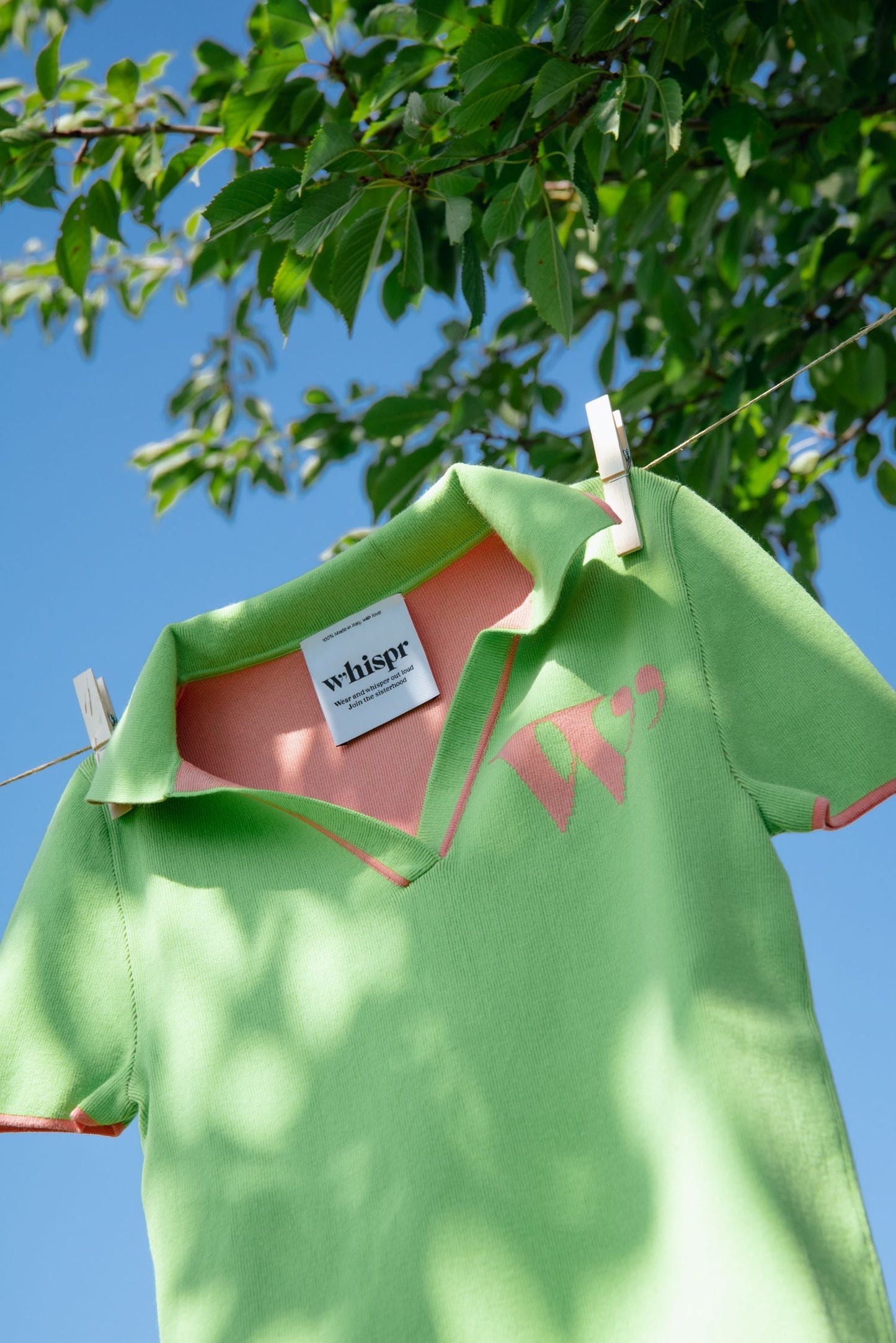 Polo in maglia a micro-costine W"